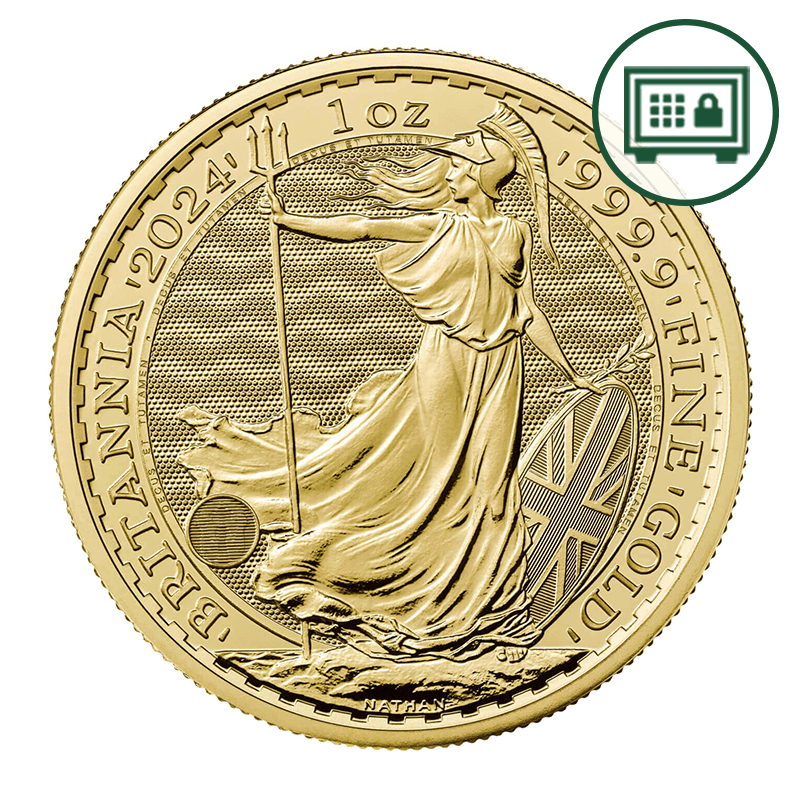 Image pour Pièce d’or Britannia de 1 oz (2024) - Stockage sécurisé à partir de Métaux précieux TD